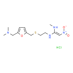 ChemSpider 2D Image | Ranitidine (hydrochloride) | C13H23ClN4O3S
