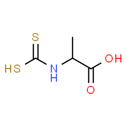 ChemSpider 2D Image | N-(Sulfanylcarbonothioyl)alanine | C4H7NO2S2