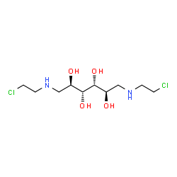 ChemSpider 2D Image | mannomustine | C10H22Cl2N2O4