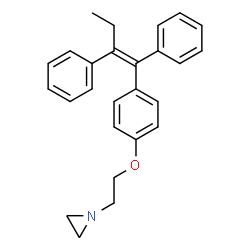 ChemSpider 2D Image | tamoxifen aziridine | C26H27NO