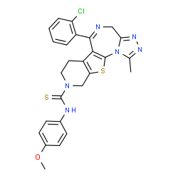 ChemSpider 2D Image | rocepafant | C26H23ClN6OS2