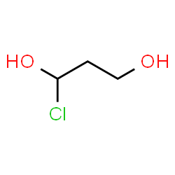 ChemSpider 2D Image | 1-Chloro-1,3-propanediol | C3H7ClO2