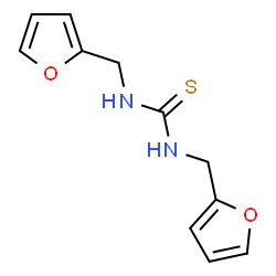 ChemSpider 2D Image | 1,3-(difurfuryl)thiourea | C11H12N2O2S