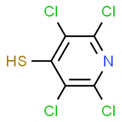 ChemSpider 2D Image | 2,3,5,6-Tetrachloro-4-pyridinethiol | C5HCl4NS