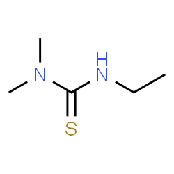 ChemSpider 2D Image | 3-Ethyl-1,1-dimethylthiourea | C5H12N2S