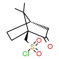 ChemSpider 2D Image | [(1S,4S)-7,7-Dimethyl-2-oxobicyclo[2.2.1]hept-1-yl]methanesulfonyl chloride | C10H15ClO3S