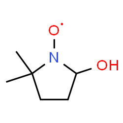 ChemSpider 2D Image | (5-Hydroxy-2,2-dimethyl-1-pyrrolidinyl)oxidanyl | C6H12NO2