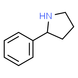 ChemSpider 2D Image | 2-Phenylpyrrolidine | C10H13N