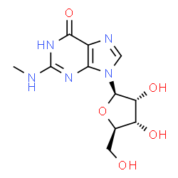 ChemSpider 2D Image | 2-methylguanosine | C11H15N5O5