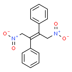 ChemSpider 2D Image | 1,4-dinitro-2,3-diphenyl-2-butene | C16H14N2O4