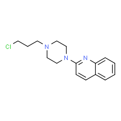 ChemSpider 2D Image | 2-[4-(3-Chloropropyl)-1-piperazinyl]quinoline | C16H20ClN3