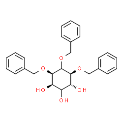 ChemSpider 2D Image | (1R,3R,4R,6S)-4,5,6-Tris(benzyloxy)-1,2,3-cyclohexanetriol | C27H30O6
