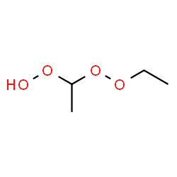 ChemSpider 2D Image | 1-(Ethylperoxy)ethyl hydroperoxide | C4H10O4