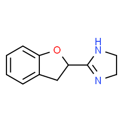 ChemSpider 2D Image | 2-(2,3-Dihydro-1-benzofuran-2-yl)-4,5-dihydro-1H-imidazole | C11H12N2O