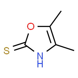 ChemSpider 2D Image | 4,5-Dimethyloxazole-2-thiol | C5H7NOS