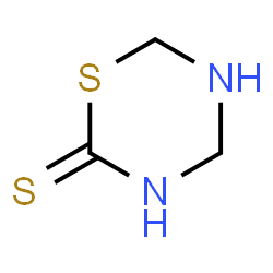 ChemSpider 2D Image | 1,3,5-Thiadiazinane-2-thione | C3H6N2S2