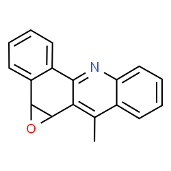 ChemSpider 2D Image | 1a,11b-Dihydro-11-methylbenz(c)oxireno(a)acridine | C18H13NO