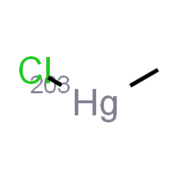 ChemSpider 2D Image | Chloro(methyl)(~203~Hg)mercury | CH3ClHg