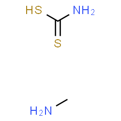 ChemSpider 2D Image | Carbamodithioic acid - methanamine (1:1) | C2H8N2S2