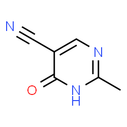 ChemSpider 2D Image | 4-Hydroxy-2-methylpyrimidine-5-carbonitrile | C6H5N3O