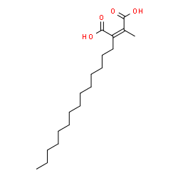 ChemSpider 2D Image | (2Z)-2-Methyl-3-tetradecyl-2-butenedioic acid | C19H34O4