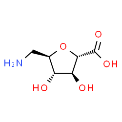 ChemSpider 2D Image | 6-Amino-2,5-anhydro-6-deoxy-D-mannonic acid | C6H11NO5