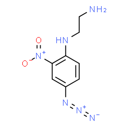 ChemSpider 2D Image | N-(beta-Aminoethyl)-4-azido-2-nitroaniline | C8H11N6O2