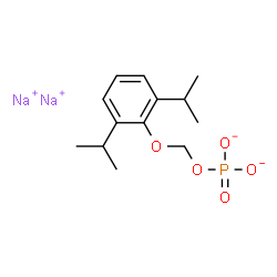 ChemSpider 2D Image | Fospropofol disodium | C13H19Na2O5P