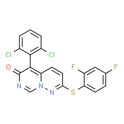 ChemSpider 2D Image | Neflamapimod | C19H9Cl2F2N3OS