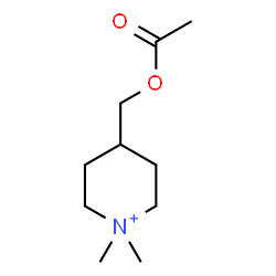 ChemSpider 2D Image | 4-(Acetoxymethyl)-1,1-dimethylpiperidinium | C10H20NO2