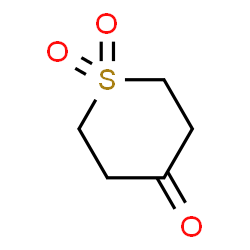 ChemSpider 2D Image | Tetrahydrothiopyran-4-one 1,1-dioxide | C5H8O3S