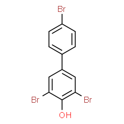 ChemSpider 2D Image | 3,4',5-Tribromo-4-biphenylol | C12H7Br3O
