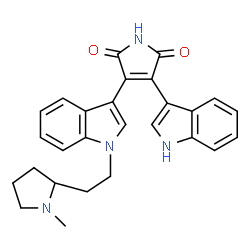 ChemSpider 2D Image | Bisindolylmaleimide II | C27H26N4O2