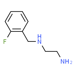 ChemSpider 2D Image | N-(2-Fluorobenzyl)-1,2-ethanediamine | C9H13FN2