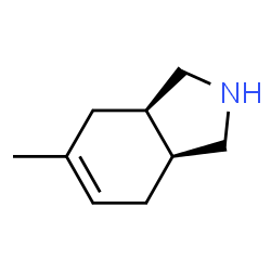 ChemSpider 2D Image | (3aR,7aS)-5-Methyl-2,3,3a,4,7,7a-hexahydro-1H-isoindole | C9H15N