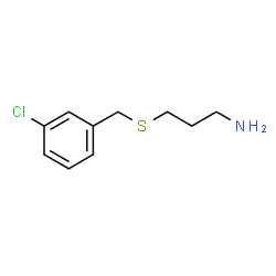 ChemSpider 2D Image | 3-[(3-Chlorobenzyl)sulfanyl]-1-propanamine | C10H14ClNS
