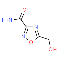 ChemSpider 2D Image | 5-(Hydroxymethyl)-1,2,4-oxadiazole-3-carboxamide | C4H5N3O3