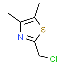 ChemSpider 2D Image | 2-(Chloromethyl)-4,5-dimethylthiazole | C6H8ClNS