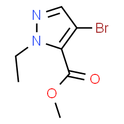 ChemSpider 2D Image | methyl 4-bromo-2-ethylpyrazole-3-carboxylate | C7H9BrN2O2