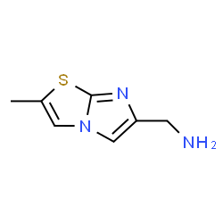 ChemSpider 2D Image | 1-(2-Methylimidazo[2,1-b][1,3]thiazol-6-yl)methanamine | C7H9N3S