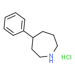 ChemSpider 2D Image | 4-phenylazepane hydrochloride | C12H18ClN