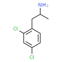 ChemSpider 2D Image | 1-(2,4-Dichlorophenyl)-2-propanamine | C9H11Cl2N