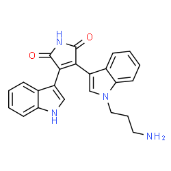 ChemSpider 2D Image | bisindolylmaleimide III | C23H20N4O2