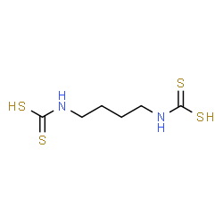 ChemSpider 2D Image | 1,4-Butanediyldicarbamodithioic acid | C6H12N2S4