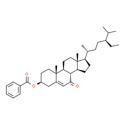 ChemSpider 2D Image | (3beta)-7-Oxostigmast-5-en-3-yl benzoate | C36H52O3