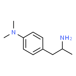 ChemSpider 2D Image | 4-(2-Aminopropyl)-N,N-dimethylaniline | C11H18N2