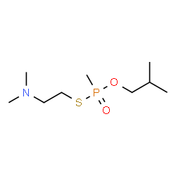 ChemSpider 2D Image | S-[2-(Dimethylamino)ethyl] O-isobutyl methylphosphonothioate | C9H22NO2PS