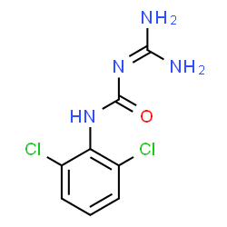 ChemSpider 2D Image | 1-(Diaminomethylene)-3-(2,6-dichlorophenyl)urea | C8H8Cl2N4O