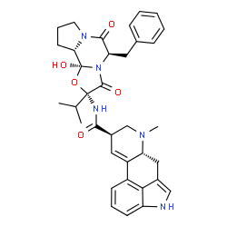 ChemSpider 2D Image | (5'beta)-5'-Benzyl-12'-hydroxy-2'-isopropyl-3',6',18-trioxoergotaman | C35H39N5O5