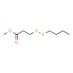 ChemSpider 2D Image | Methyl 3-(butyldisulfanyl)propanoate | C8H16O2S2
